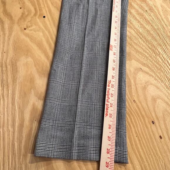 NWT Rafaella Petites Glen Plaid Woolmark Stretch Dress Pants Gray 10P Workwear - Picture 12 of 13